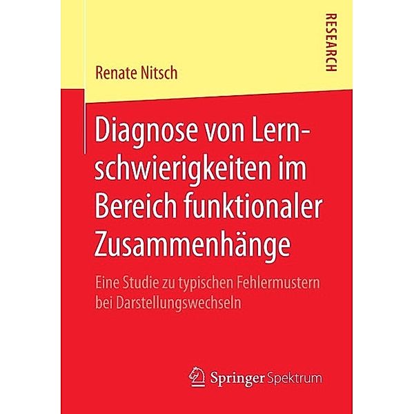 Diagnose von Lernschwierigkeiten im Bereich funktionaler Zusammenhänge, Renate Nitsch