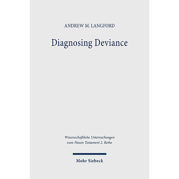 Diagnosing Deviance, Andrew M. Langford