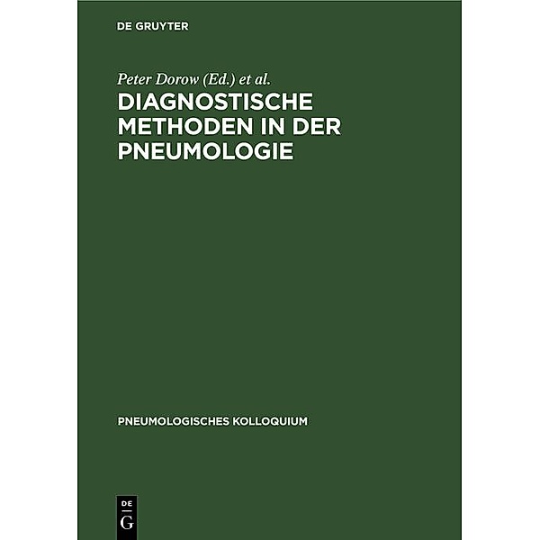Diagnostische Methoden in der Pneumologie / Pneumologisches Kolloquium Bd.8