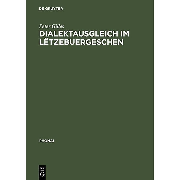 Dialektausgleich im Letzebuergeschen, Peter Gilles