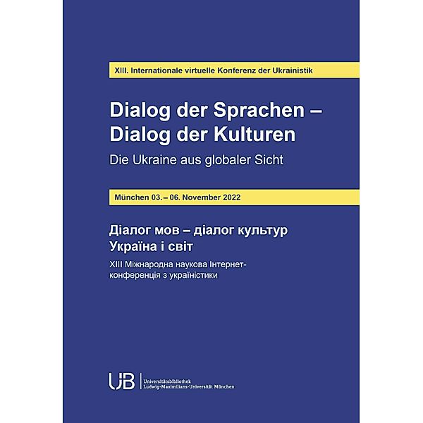 Dialog der Sprachen - Dialog der Kulturen, Olena Novikova  Ulrich Schweier