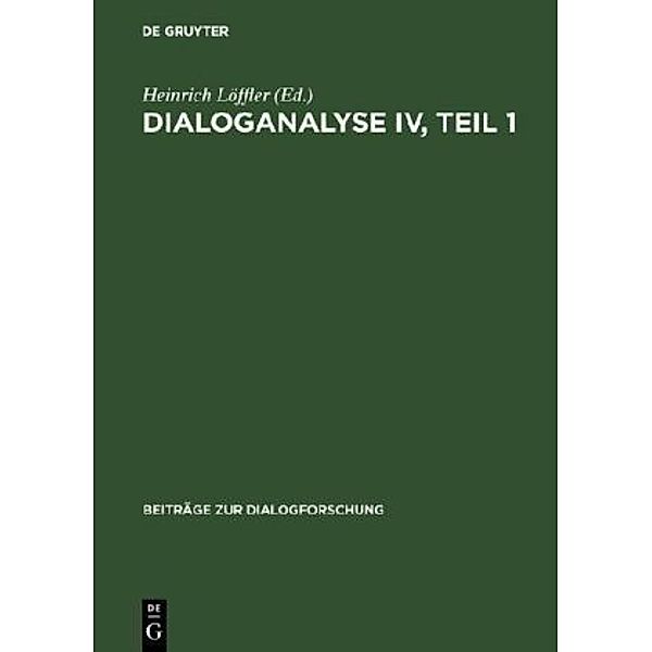 Dialoganalyse.Bd.4/1
