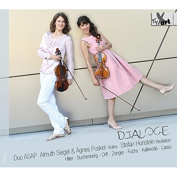 Dialoge-Werke Für Violin-Duo Und Sprecher, Duo ASAP, Stefan Hunstein