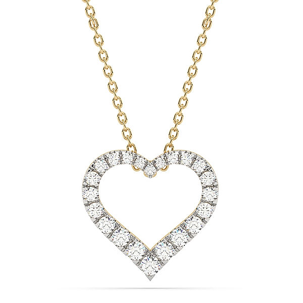 Diam Addict Halskette 585/- Gold Diamant weiß 42+3cm 0,60ct.
