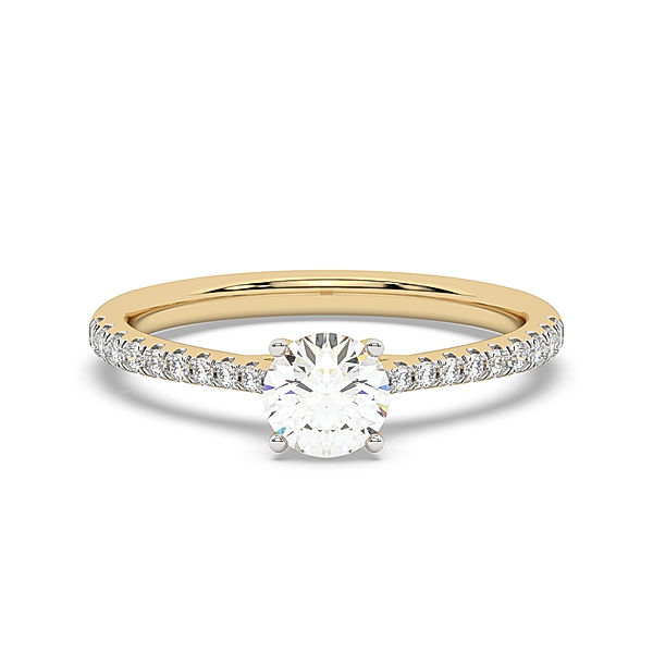 Diam Addict Ring 585/- Gold Diamant weiß Glänzend 0,87ct. (Größe: 056 (17,8))