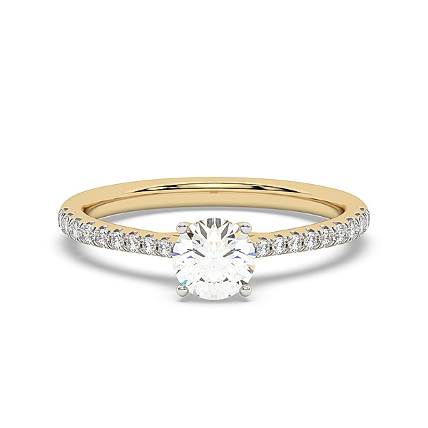 Diam Addict Ring 585/- Gold Diamant weiß Glänzend 0,87ct. (Größe: 054 (17,2))