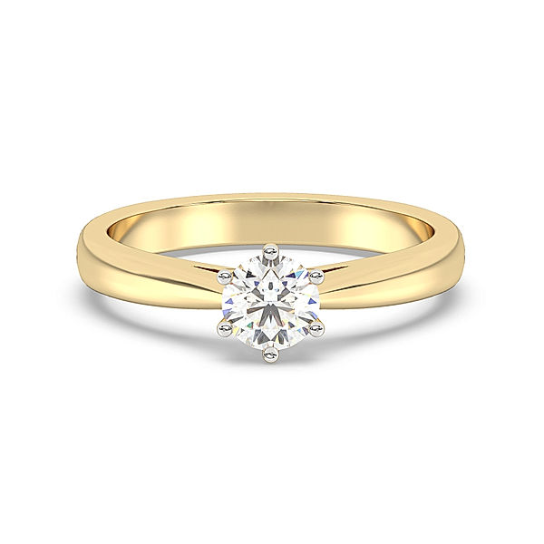 Diam Addict Ring 585/- Gold Diamant weiß Glänzend 0,5ct. (Größe: 056 (17,8))