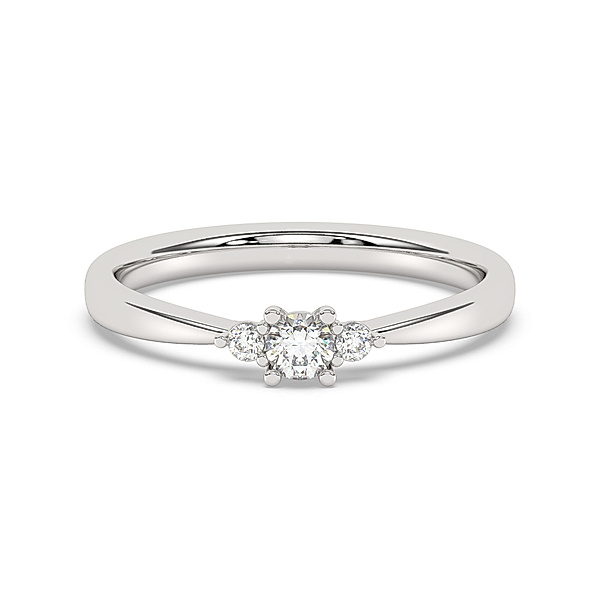 Diam Addict Ring 585/- Gold Diamanten weiß Glänzend 0,195ct. (Größe: 056 (17,8))