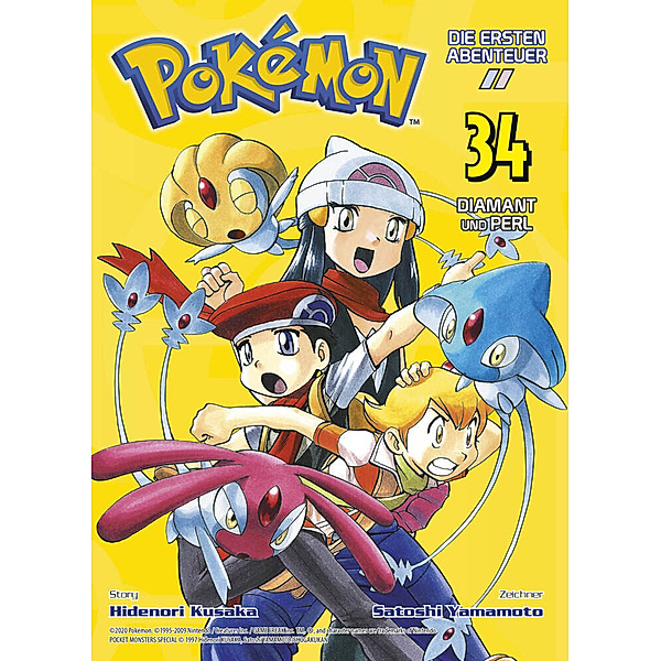 Diamant und Perl / Pokémon - Die ersten Abenteuer Bd.34, Hidenori Kusaka, Satoshi Yamamoto