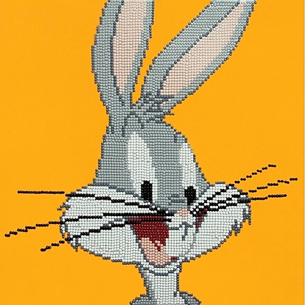 DIAMOND DOTZ® Original Diamond Painting ''Bugs Bunny'' Looney Tunes 32 x 32 cm
