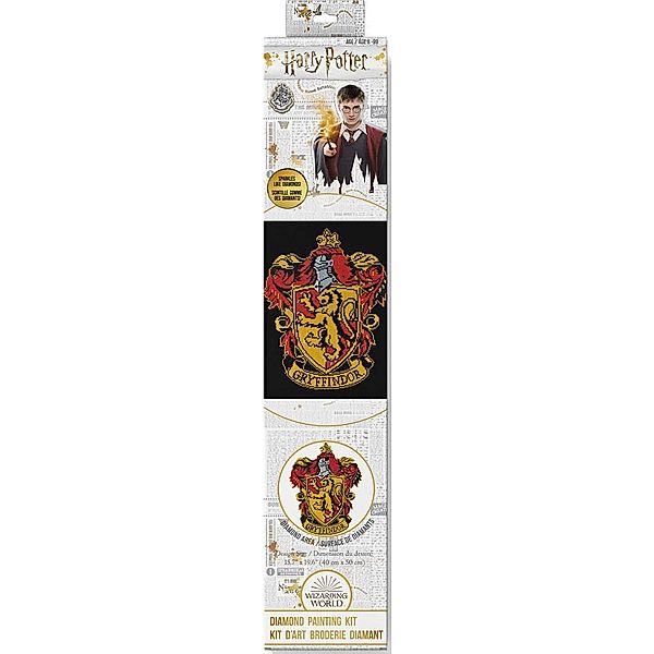 DIAMOND DOTZ® Original Diamond Painting ''Gryffindor Crest'' Harry Potter 40 x