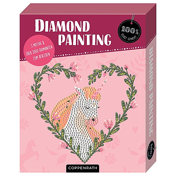 COPPENRATH VERLAG Diamond Painting 100% SELBST GEMACHT - UNICORN