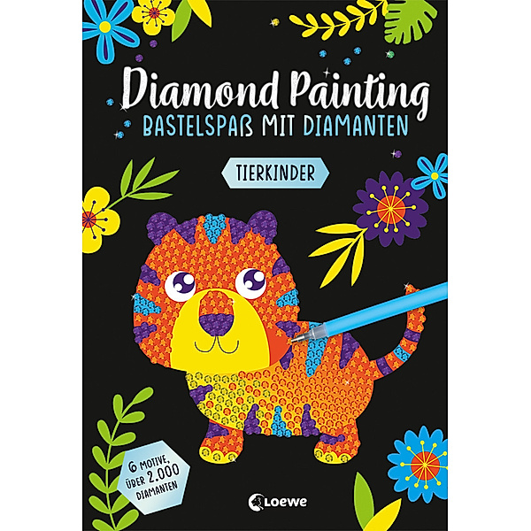 Diamond Painting - Bastelspaß mit Diamanten - Tierkinder