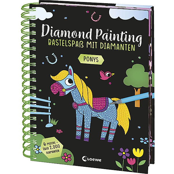 Diamond Painting - Bastelspass mit Diamanten - Ponys