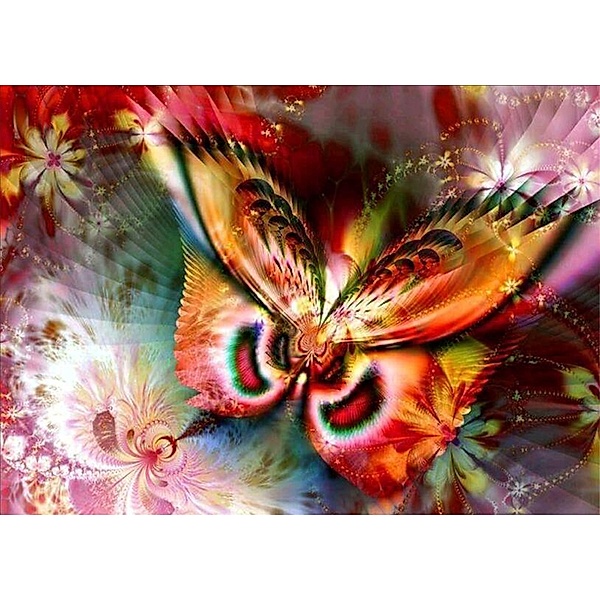 Diamond Painting Butterfly 50 x 40 cm