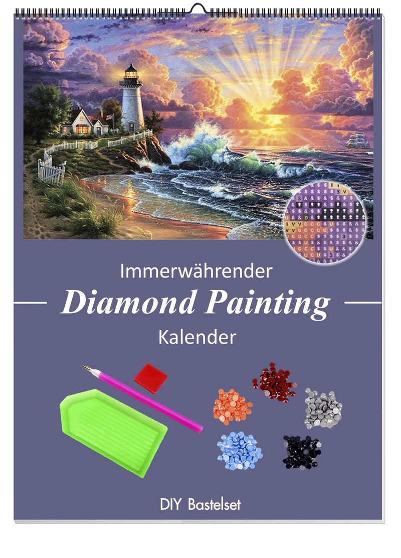 Diamond Painting Kalender immerwährend - Kalender bei Weltbild.de