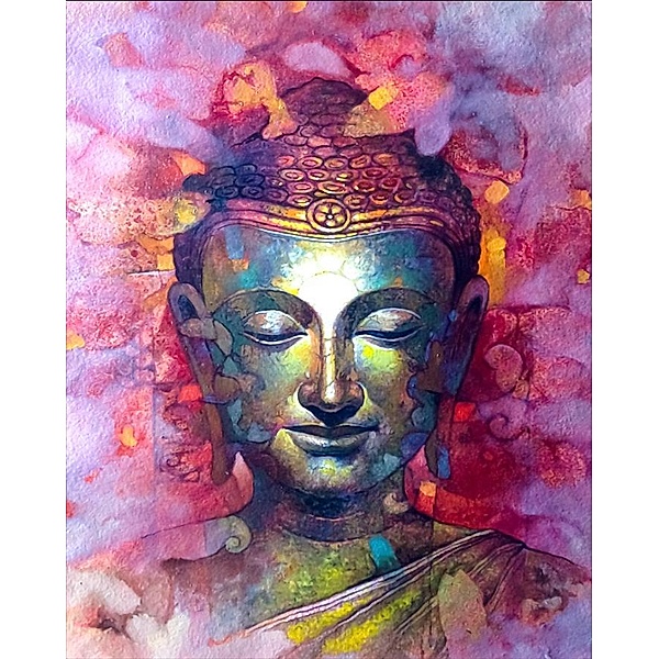 Diamond Painting Pink Buddha 40 x 50 cm