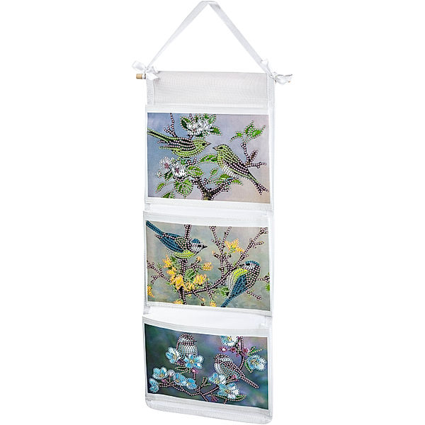 Diamond Painting Wandorganizer Vögel