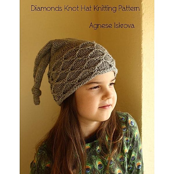 Diamonds Knot Hat Knitting Pattern, Agnese Iskrova