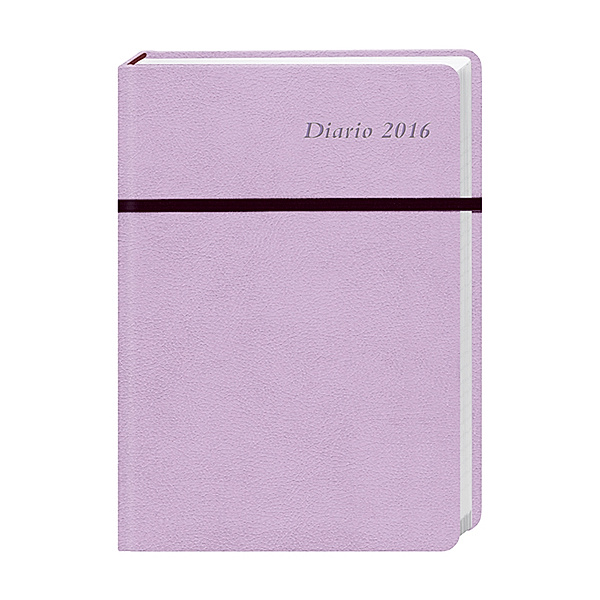 Diario 17-Monats-Kalenderbuch A6, pink 2016