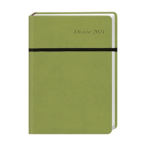 Diario Wochen-Kalenderbuch A5, grün 2020
