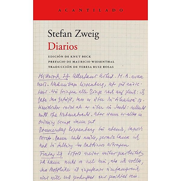 Diarios / El Acantilado Bd.425, Stefan Zweig