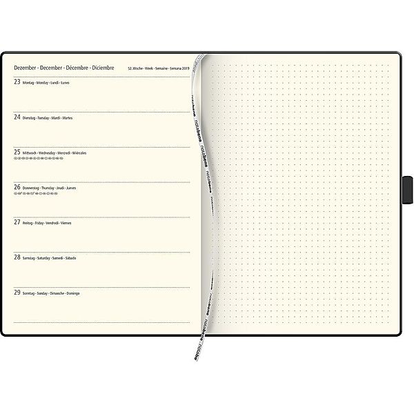 Diary international West grau 2019