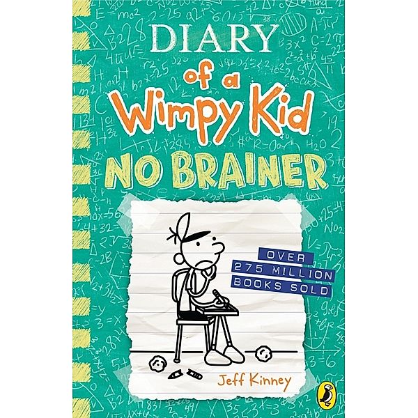 Diary of a Wimpy Kid: No Brainer (Book 18), Jeff Kinney
