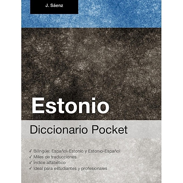 Diccionario Pocket Estonio, Juan Sáenz