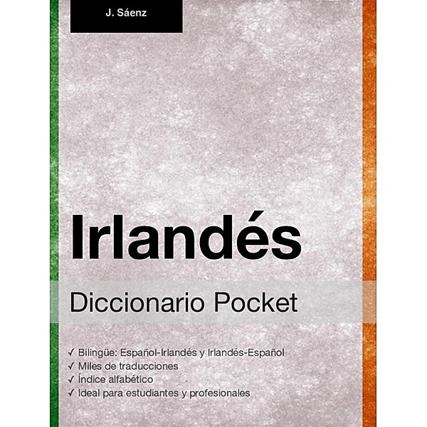 Diccionario Pocket Irlandés, Juan Sáenz