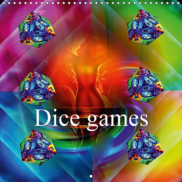 Dice games (Wall Calendar 2019 300 × 300 mm Square), Walter Zettl