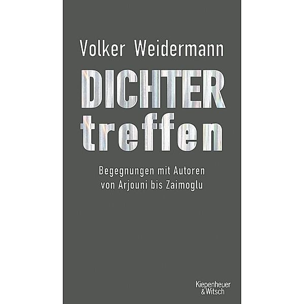Dichter treffen, Volker Weidermann