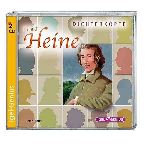 Dichterköpfe - Heinrich Heine, 2 Audio-CDs, Peter Braun