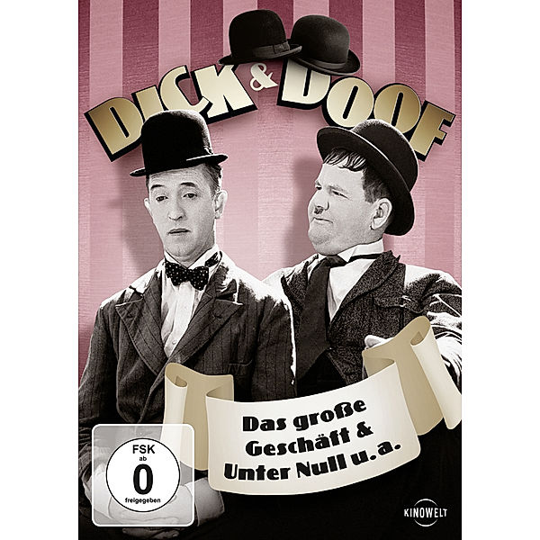 Dick & Doof - Das große Geschäft, Unter Null u. a., Stan Laurel, Oliver Hardy