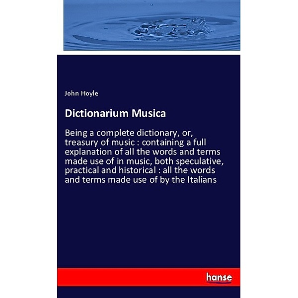 Dictionarium Musica, John Hoyle