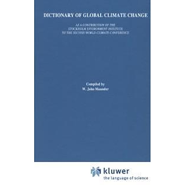 Dictionary of Global Climate Change