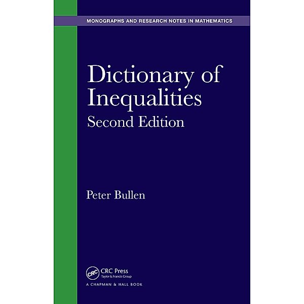 Dictionary of Inequalities, Peter Bullen