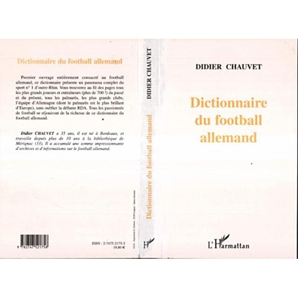 Dictionnaire du football allemand / Hors-collection, Chauvet Didier