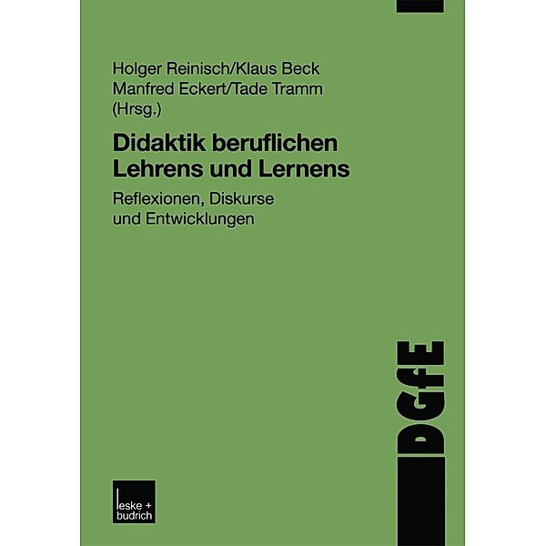 Didaktik beruflichen Lehrens und Lernens