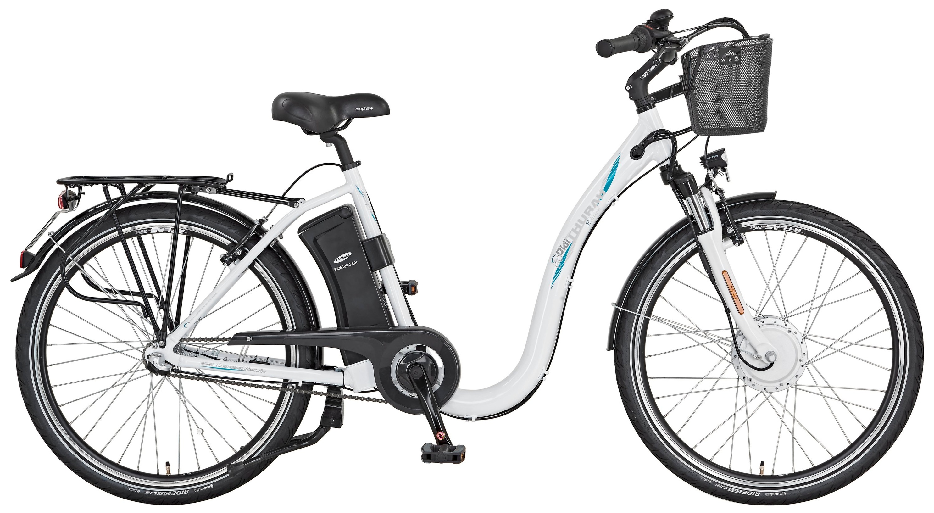 Didi THURAU Tiefeinsteiger E-Bike Alu City 26 Zoll, 3 G Akku: 10,4Ah |  Weltbild.de