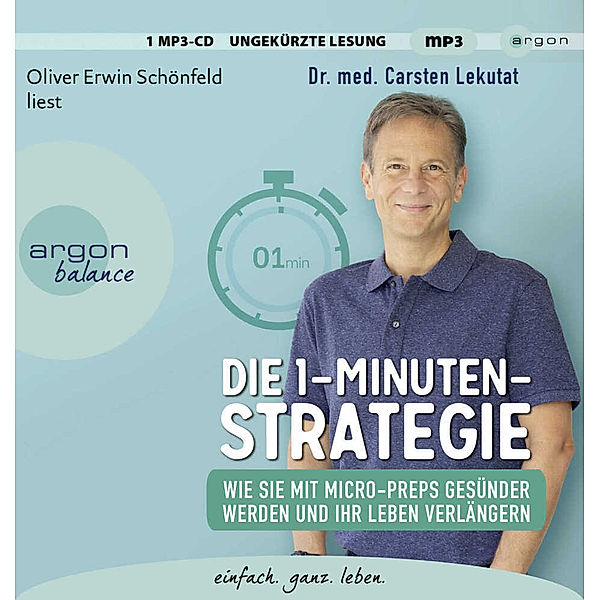 Die 1-Minuten-Strategie,1 Audio-CD, 1 MP3, Carsten Lekutat