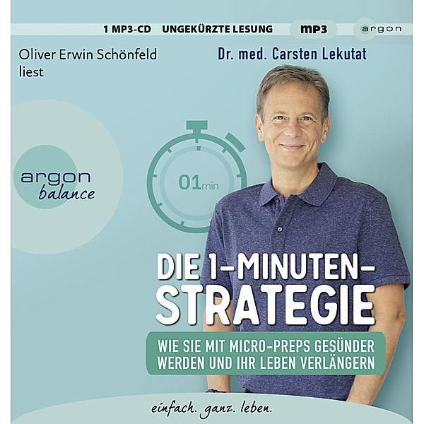 Die 1-Minuten-Strategie,1 Audio-CD, 1 MP3, Carsten Lekutat
