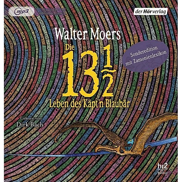 Die 13 1/2 Leben des Käpt'n Blaubär,3 Audio-CD, 3 MP3, Walter Moers, Anja Dollinger