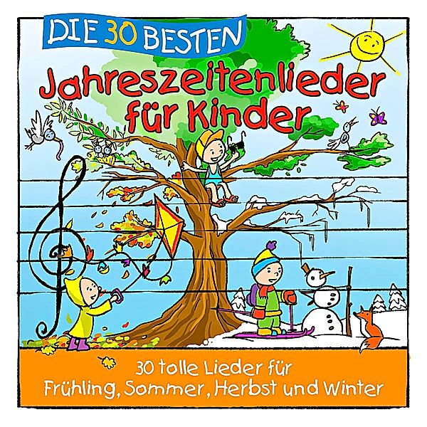 Die 30 besten Jahreszeitenlieder für Kinder, S. Sommerland, K. Glück & Kita-Frösche Die