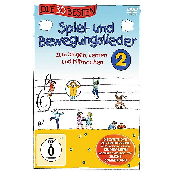 Die 30 besten Spiel-und Bewegungslieder 2, S. Sommerland, K. Glück & Kita-Frösche Die