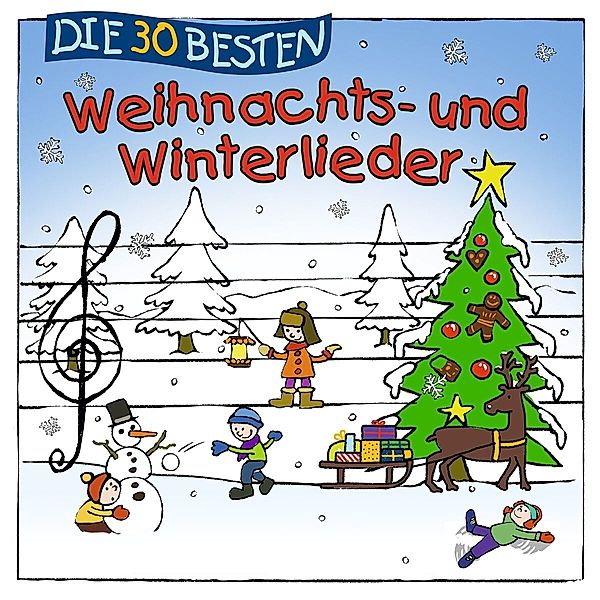 Die 30 Besten Weihnachts- & Winterlieder (Limited 2LP (Vinyl), S. Sommerland, K. Glück & Kita-Frösche Die