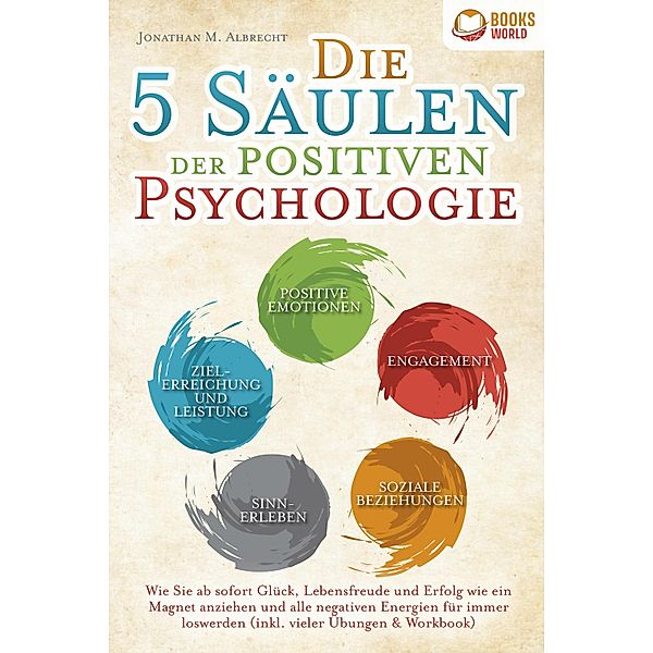 Die 5 Säulen der positiven Psychologie: Wie Sie ab sofort Glück, Lebensfreude und Erfolg wie ein Magnet anziehen und alle negativen Energien für immer loswerden (inkl. vieler Übungen & Workbook), Jonathan M. Albrecht