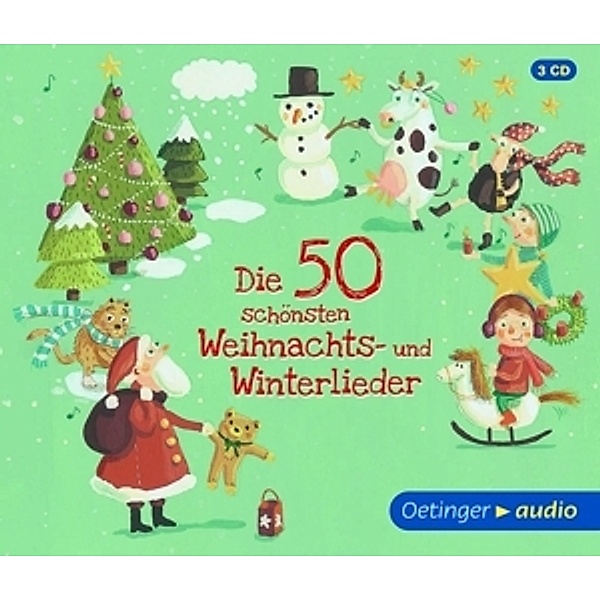 Die 50 schönsten Weihnachts- und Winterlieder (3 Audio-CDs), Various