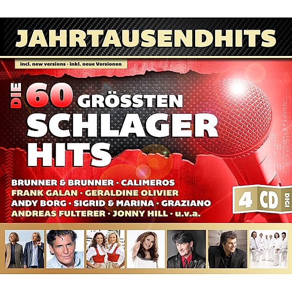 Die 60 Größten Schlagerhits, Divers-Jahrtausendhits