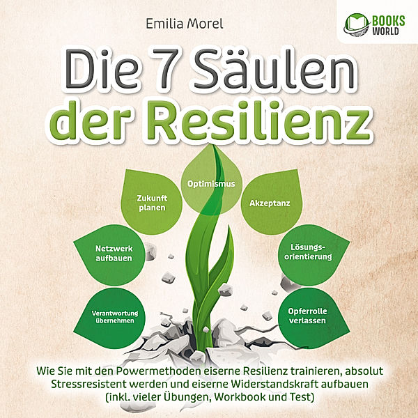 Die 7 Säulen der Resilienz: Wie Sie mit den Powermethoden eiserne Resilienz trainieren, absolut Stressresistent werden und eiserne Widerstandskraft aufbauen (inkl. vieler Übungen, Workbook und Test), Emilia Morel